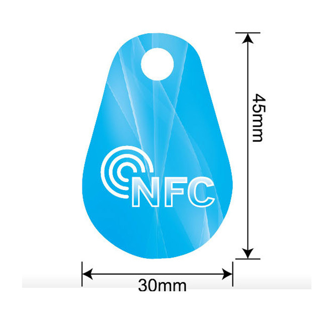 45x30mm NFC Key Tag for Event Access Control