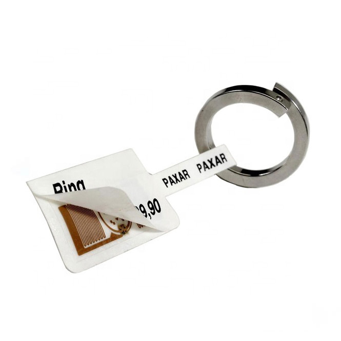 SUNLANRFID Free Samples 1356mhz 860mhz 20mm anti theft apparel jewelry  rfid nfc tag label with customization